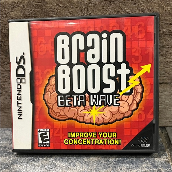5 for $60 - Brain Boost Beta Wave Nintendo DS Game - Picture 1 of 4